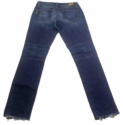 Paige Skyline Jeans Women’s Size 26 Slim  Ankle Leg Low Rise Distressed W28x29L