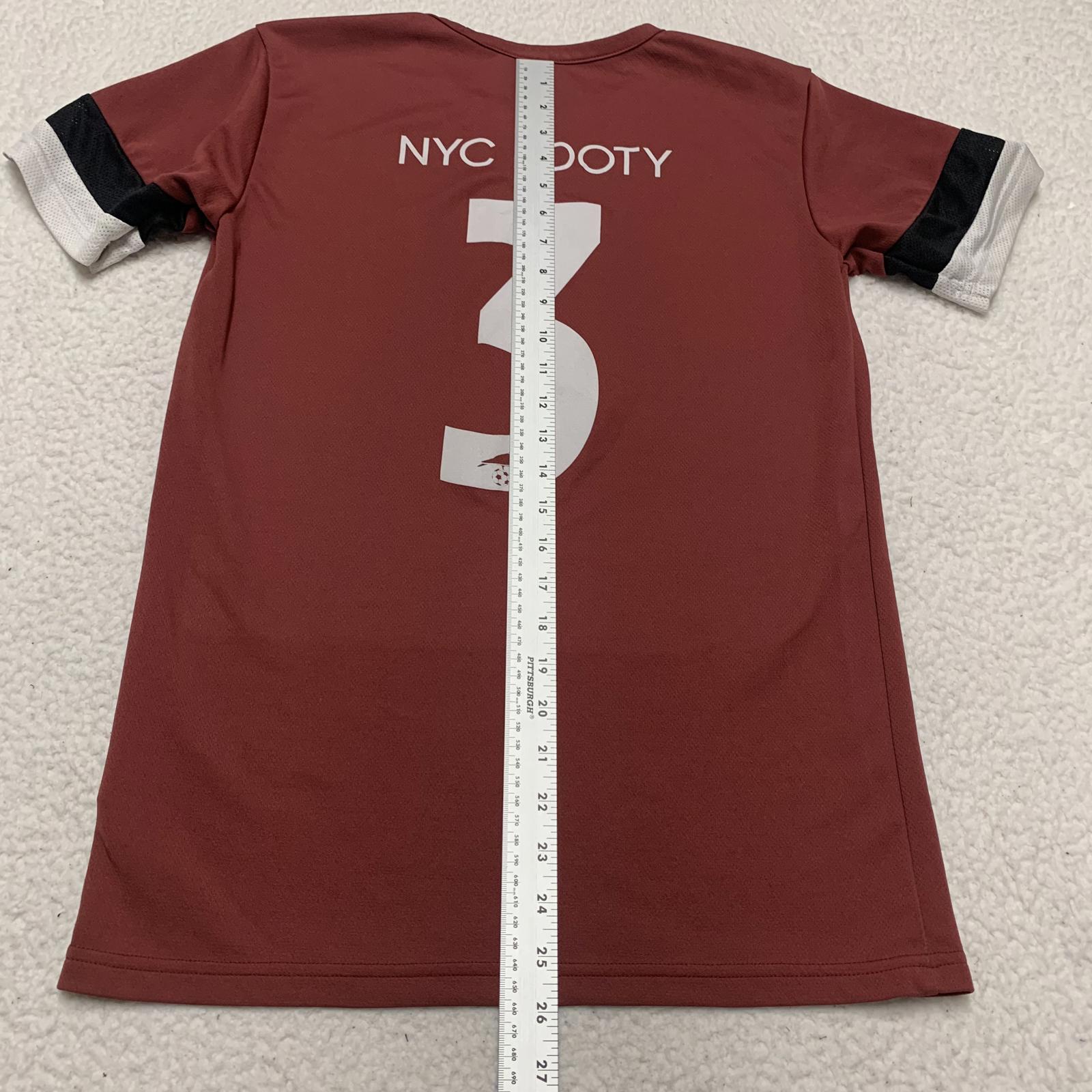 PUMA NYC Footy Soccer Men's Jersey Size S Burgundy