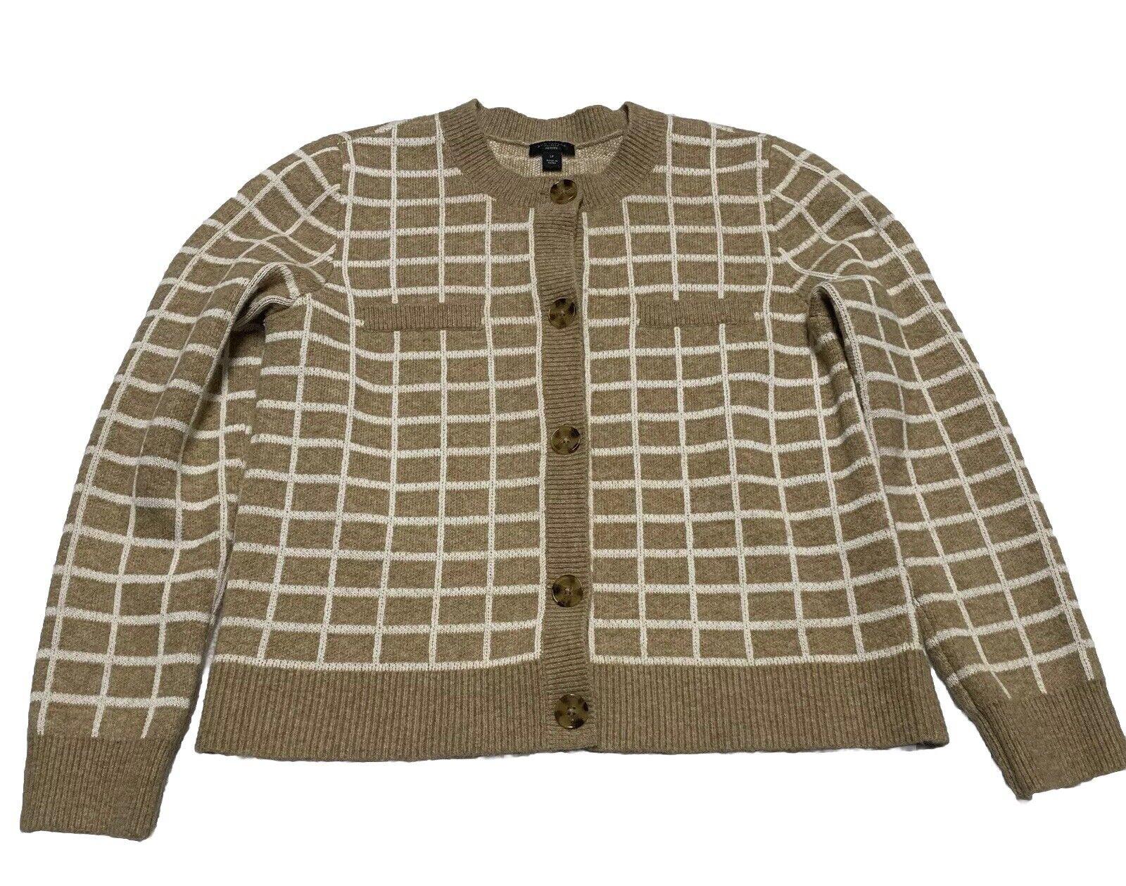 Ann Taylor Women’s Large Petite Beige Tan Sweater Jacket