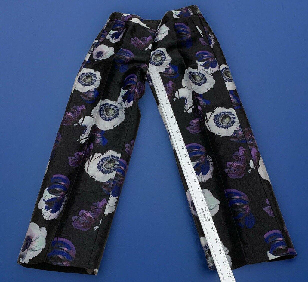 J. Crew Women's  Pants Size 00 Floral Poppy Print Cropped