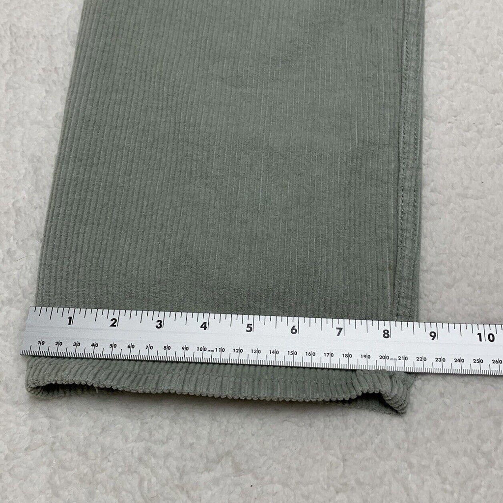 Motel Corduroy Pants Women’s XS Mint Green Wide Leg Light