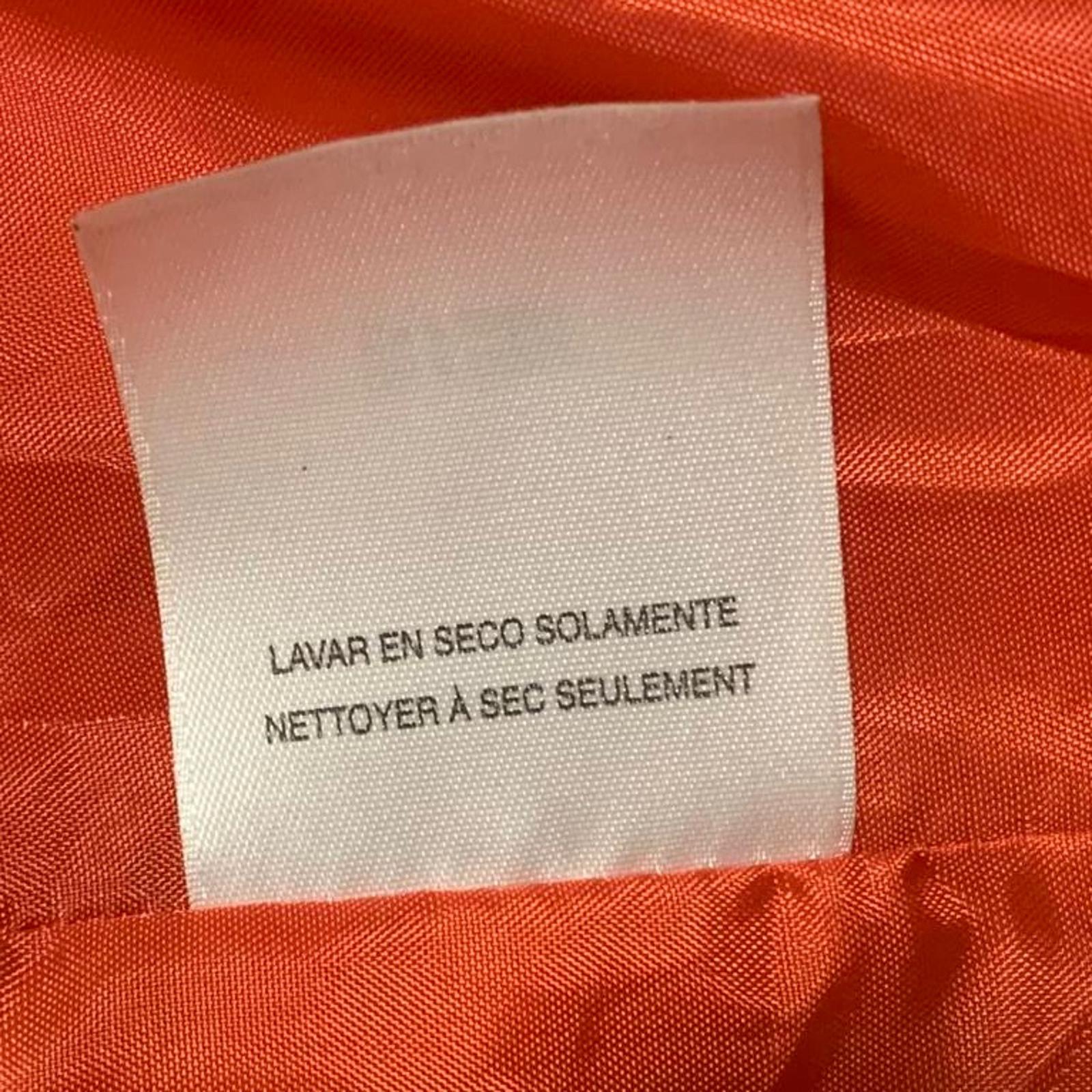 Alfred Dunner Women's 14 Suede Leather Jacket Orange