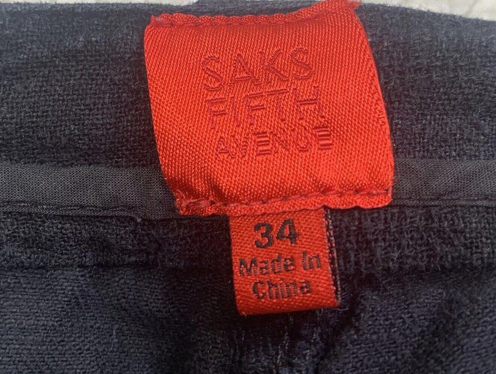 Zack Fifth Avenue Jeans Men Size 34 Black