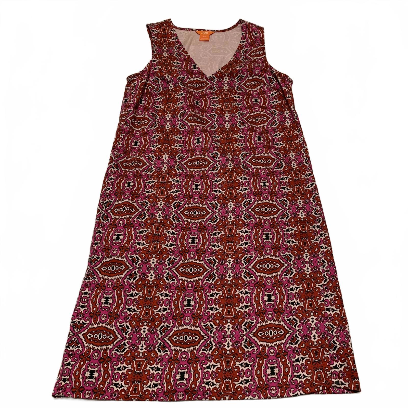 Joe Fresh Women's Size S Petite Fit V Neck Sleeveless Floral Print Sheath Dress