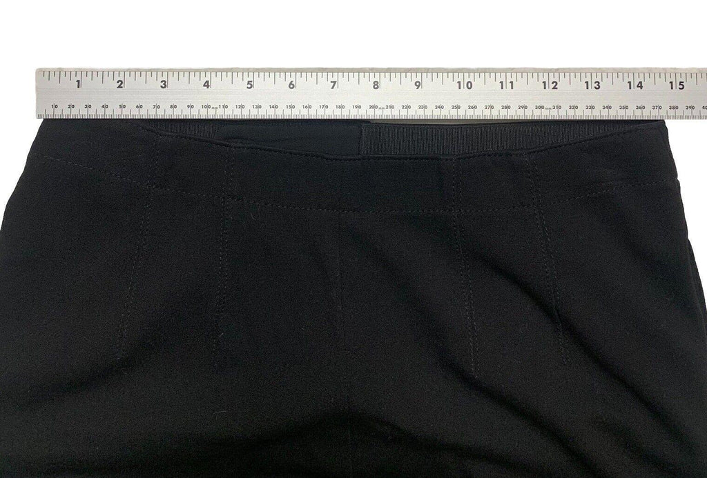 Club Monaco Wide Leg Scallop Hem Pants 8 Black