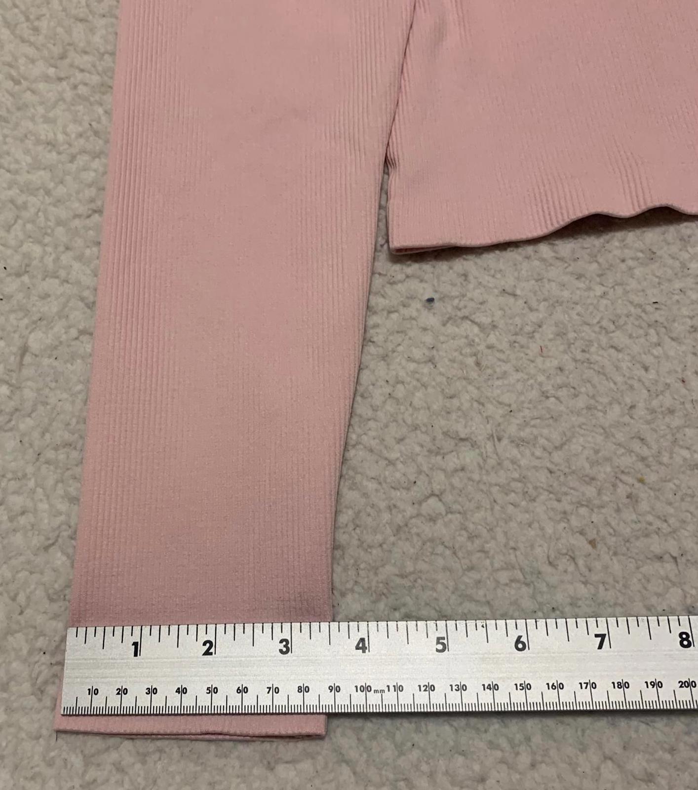 Charlotte Russe Women's Size XL Pink Off Shoulder Long Sleeve Top