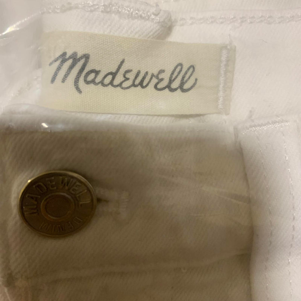 Madewell Womens Size 28 White Denim Pants