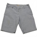 VTG Lila Rose Womens Striped Bermuda Stretch Shorts Sz 10 W32