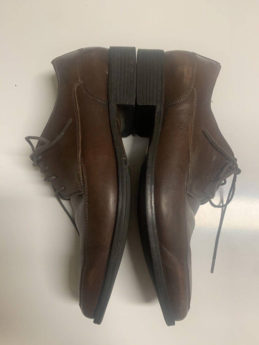 Florsheim Men's 1 1 D  Brown Dress Shoes Leather Moc