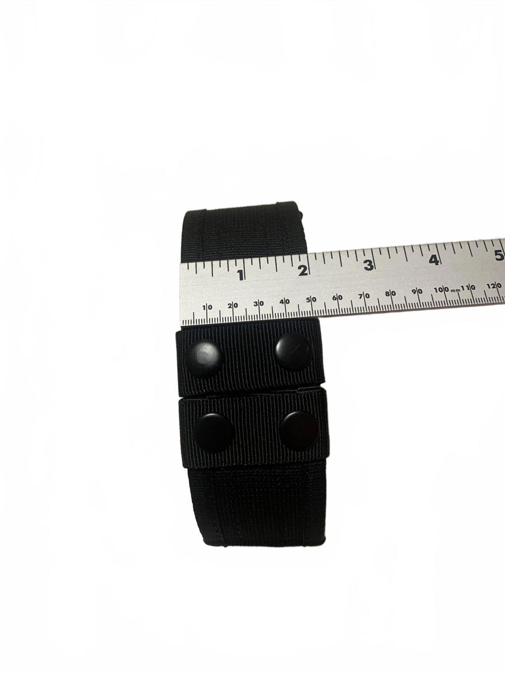 Rugged Nylon Adjustable Black Belt Strap Buckle Utility Multi-Snap Design