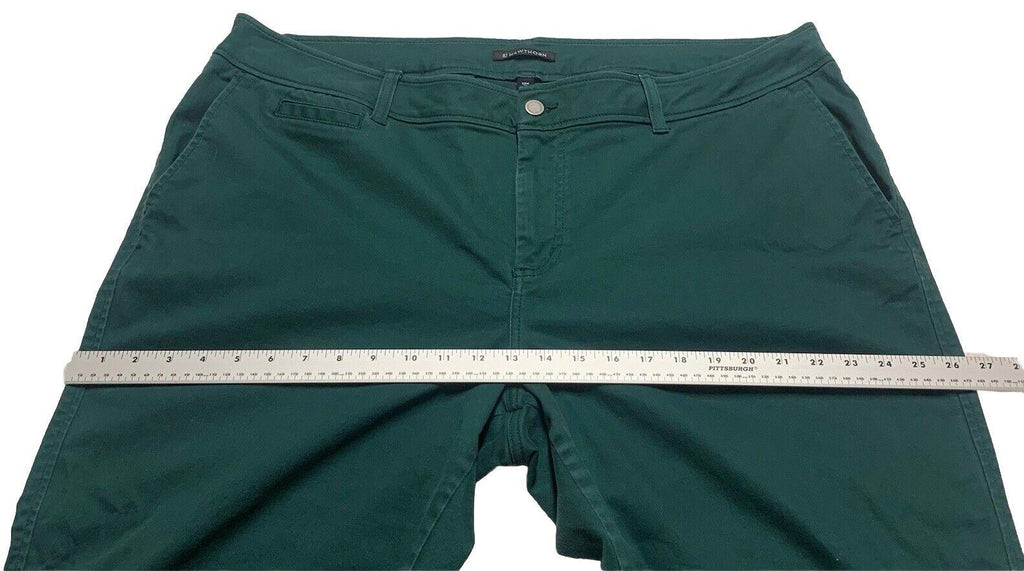41 Hawthorn Jeans  Women's Size 22W Green  Slant Side