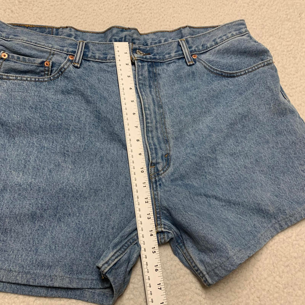 Levi’s 550 Men's Altered Blue Sz 42 Denim Shorts W41.5  Actual