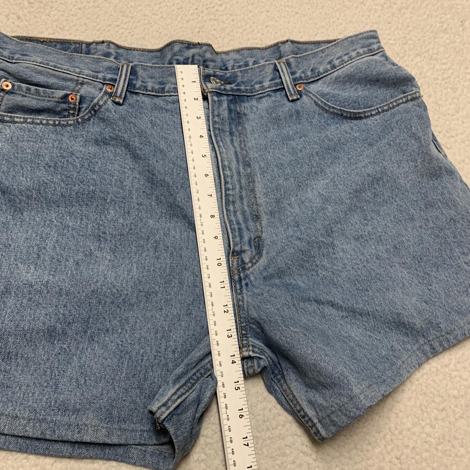 Levi’s 550 Men's Altered Blue Sz 42 Denim Shorts W41.5  Actual