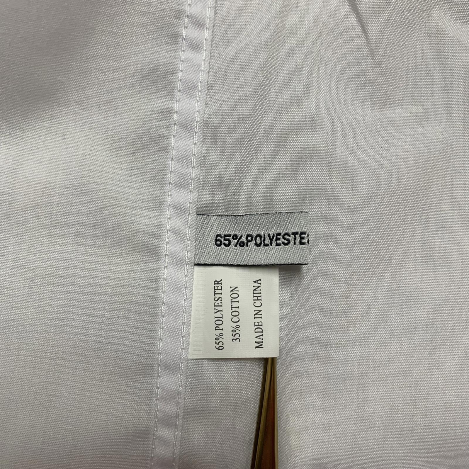 Boltini Men's 4XL White Classic Fit Button Dress Shirt 20-20.5