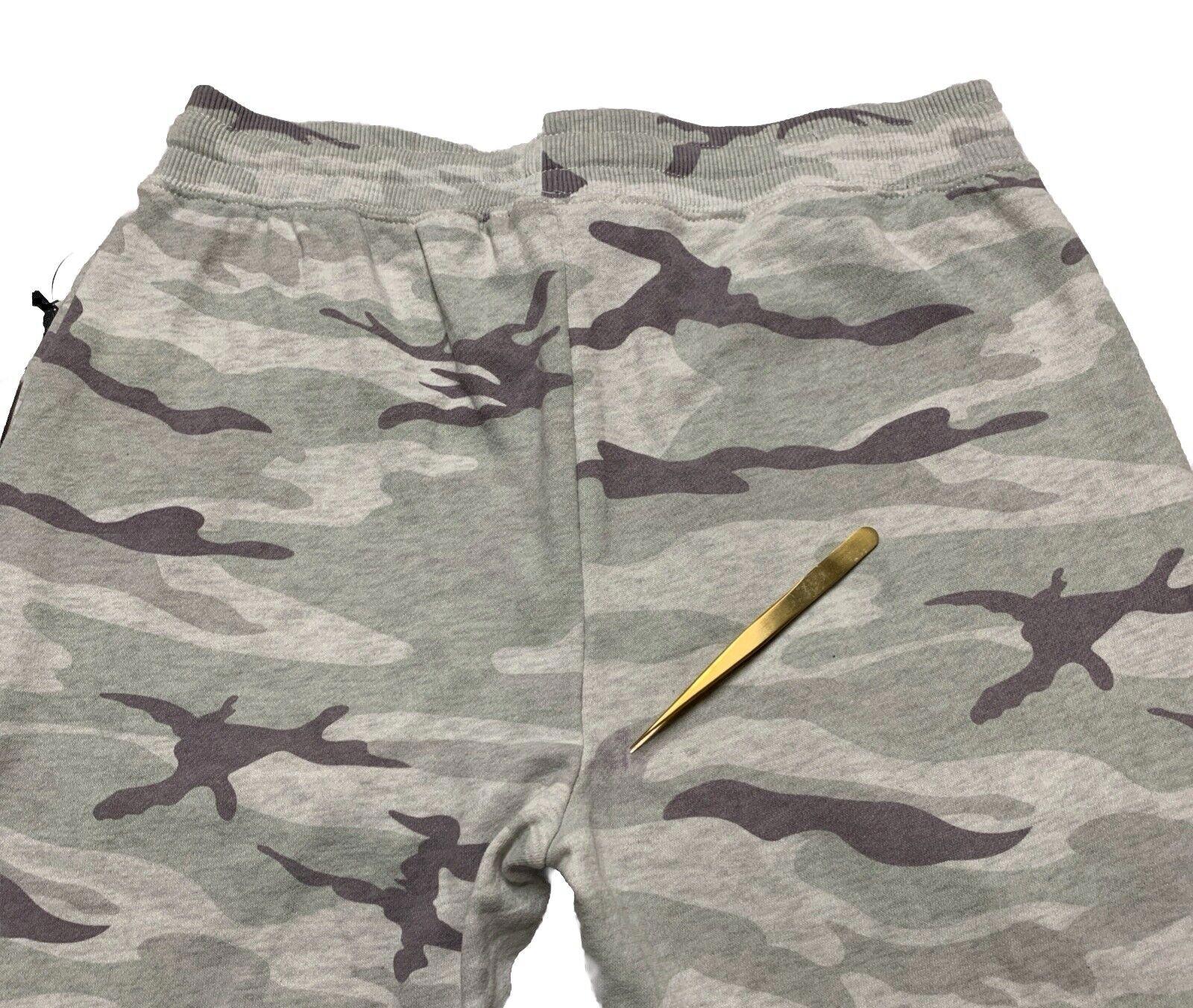 Dex Clothing Women Medium Light Gray Jogger Legging Pants Camouflage Print