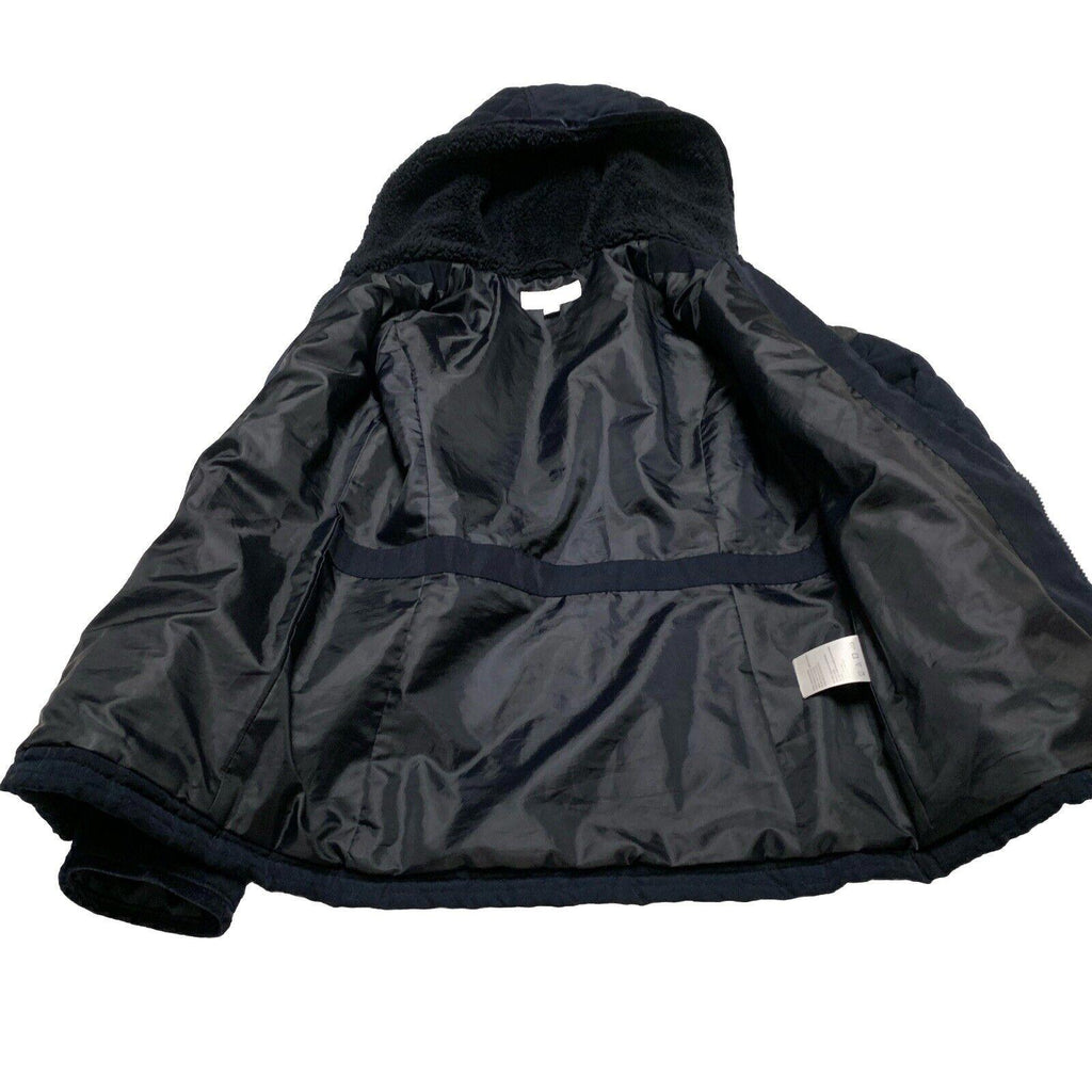 Laundry by Shelli Segal Women’s Size Small Navy Blue Hooded Coat Jacket Zipper