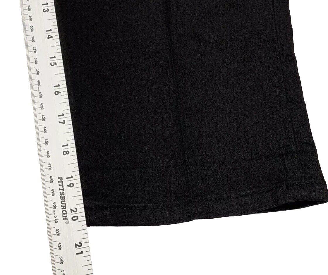 Royalty By YMI Woman Size 16 Cropped Black Jeans Stretch Denim