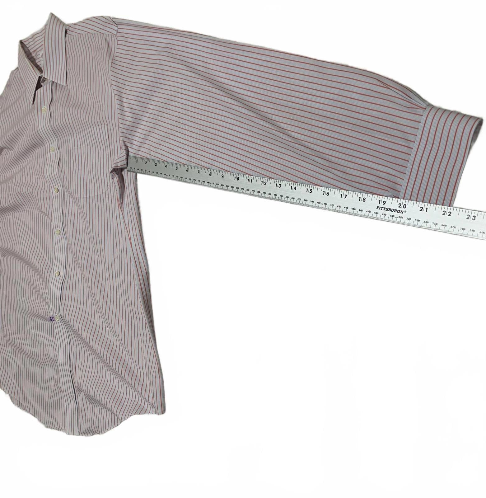 Brooks Brothers Men’s 16-36 Dress Shirt R Fit Non-Iron Supima Cotton Long Sleeve