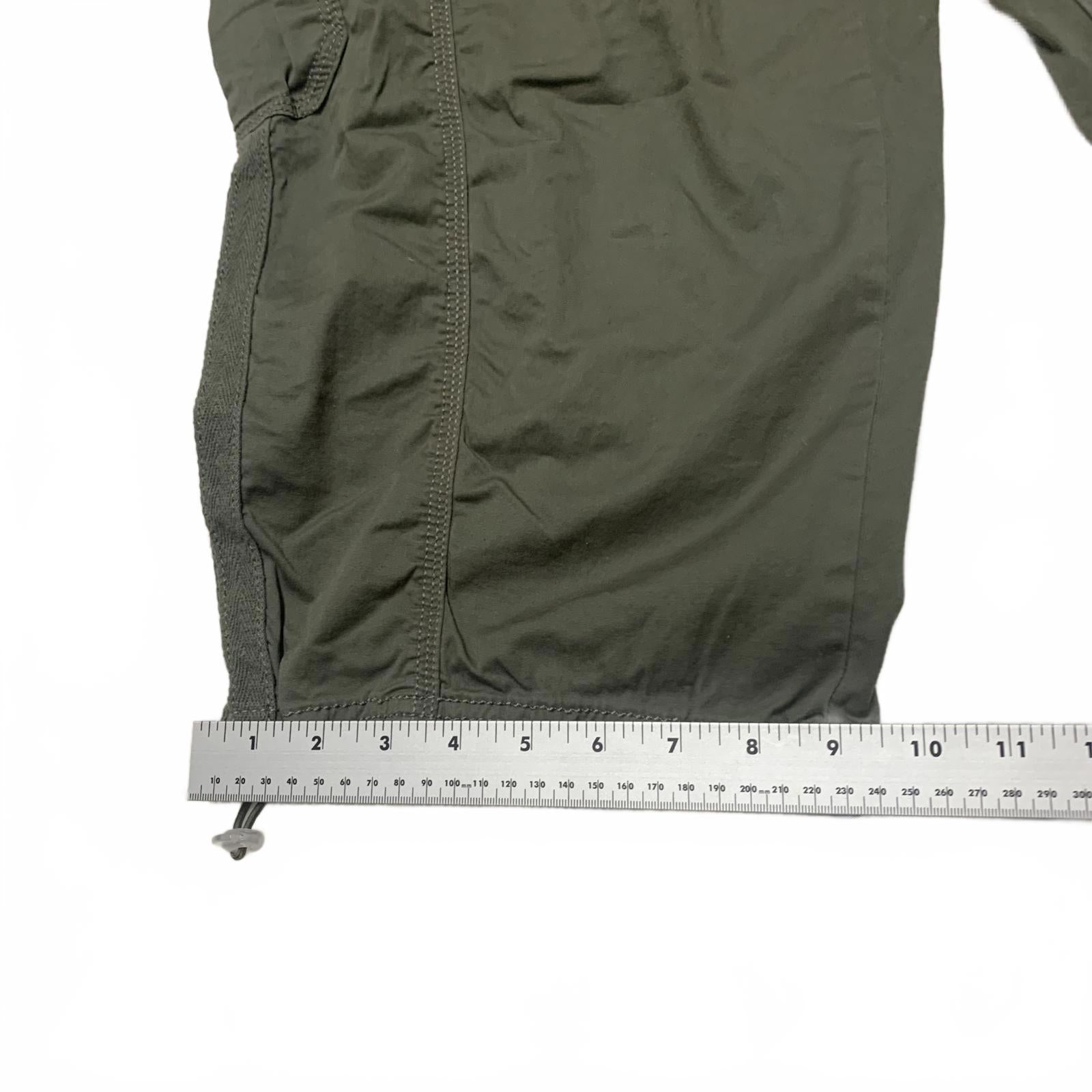 Style & Co. Women's Size 16 Olive Green Cargo Capris Pants W37 Stretch