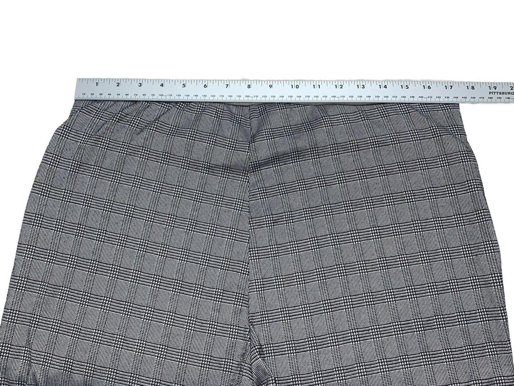 Maze Collection Pants Women's 3X Black Plaid Stretch Sewn