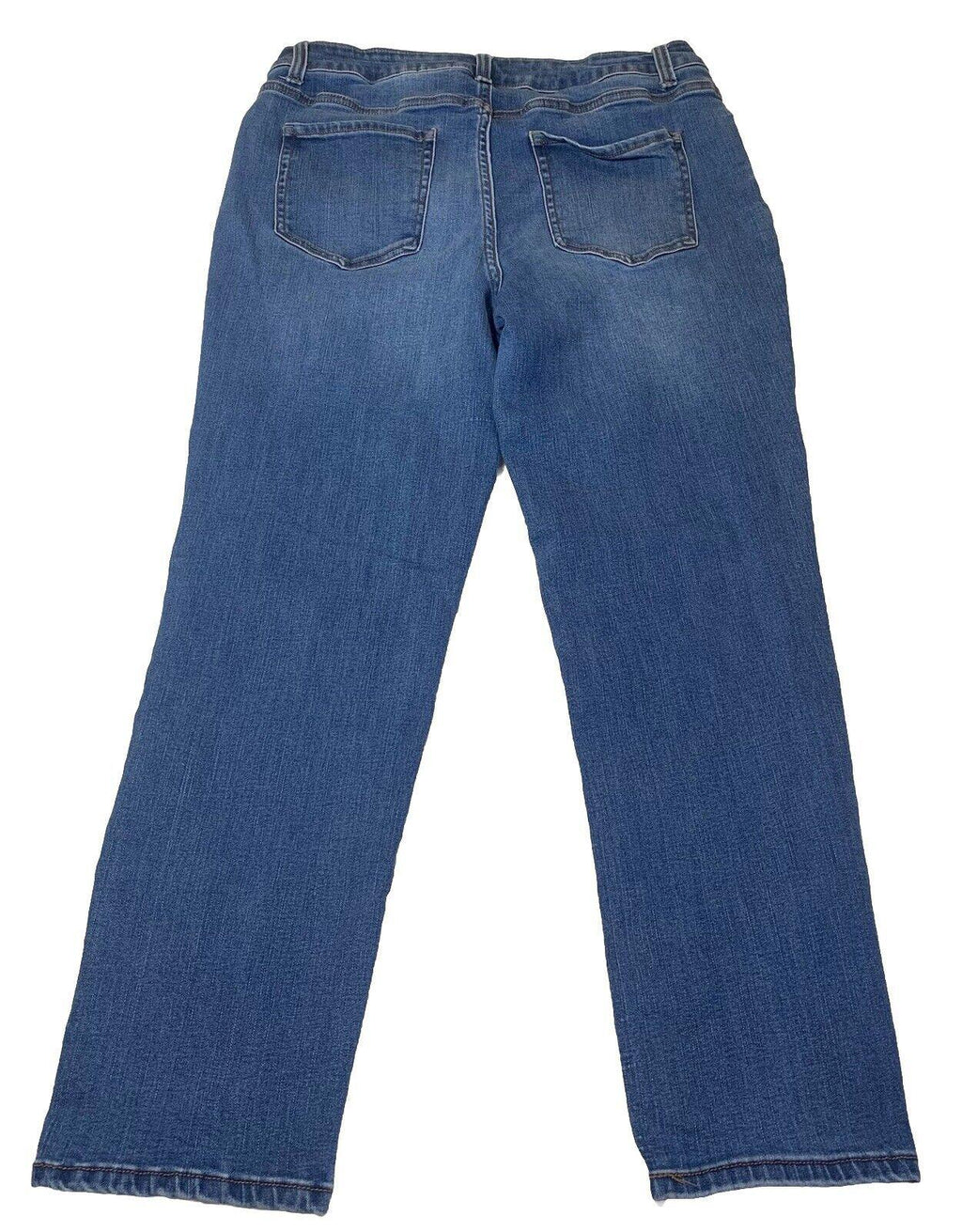 Time And True Jeans Women 12 Blue Straight Leg  Dark Wash
