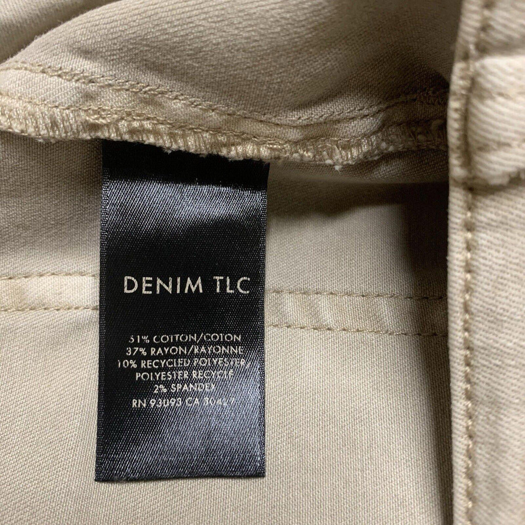 Nic+Zoe Jeans Women’s Size 32 Tan  Patch Front Pocket Beige