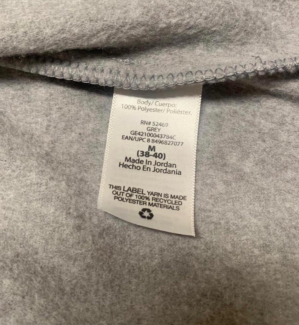 George Men’s Size Medium (38-40) Gray Button-Up Flannel Shirt