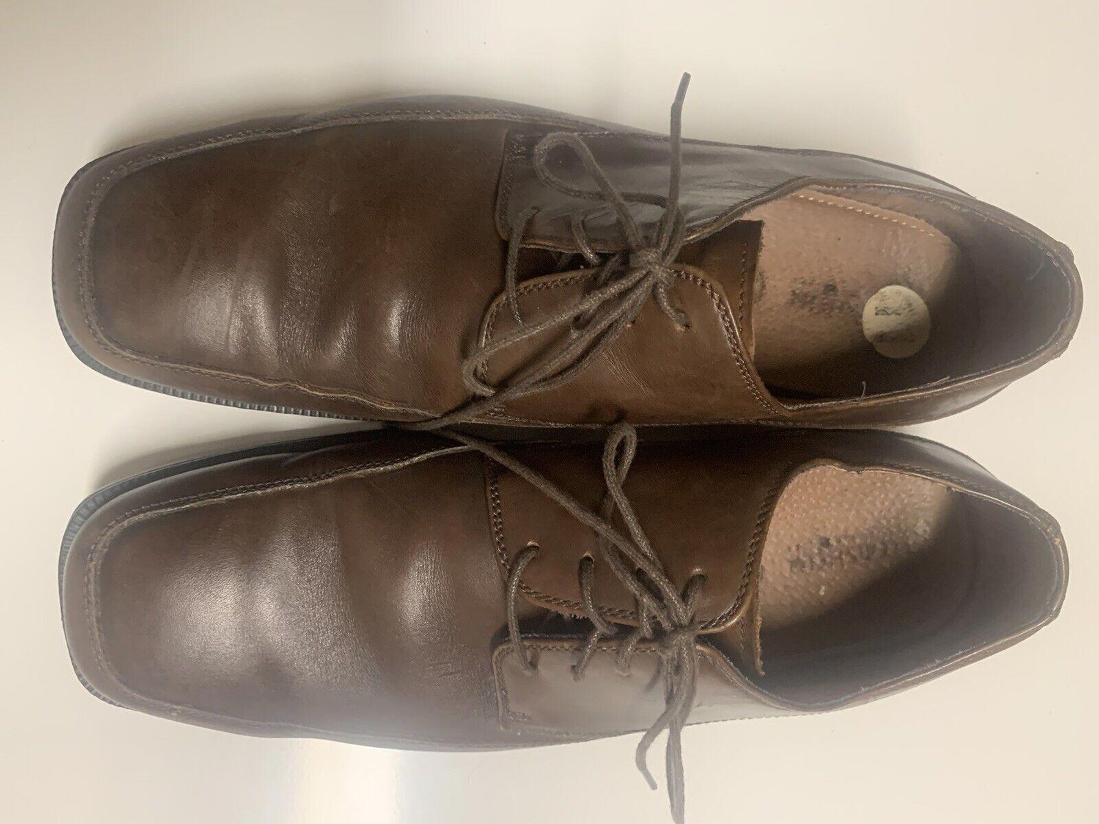 Florsheim Men's 1 1 D  Brown Dress Shoes Leather Moc