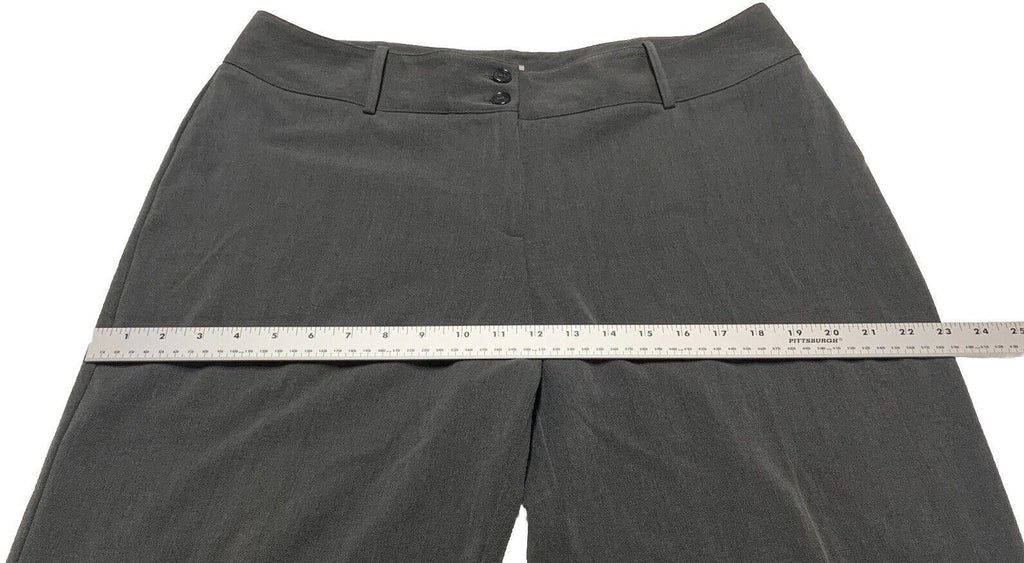 Worthington Women’s  Size 14 Wide Leg Pants  Modern Fit Slacks Trousers Gray