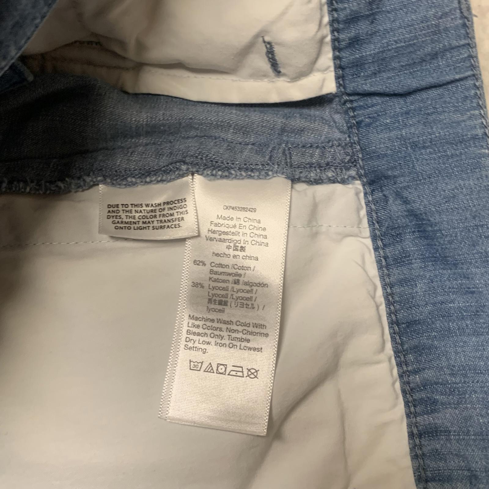 Madewell Women's Sz 28 Blue Chambray Bermuda Shorts W30