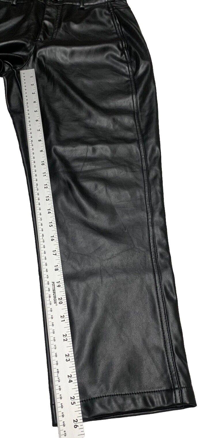 BCB Generation Women's Sz X-Small  Black Faux Leather Pant