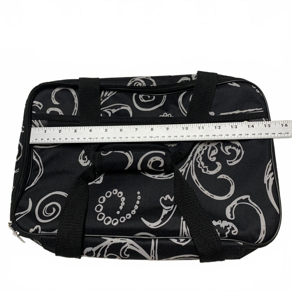 Home Essentials Black Floral Casserole Hot Food Tray Bag