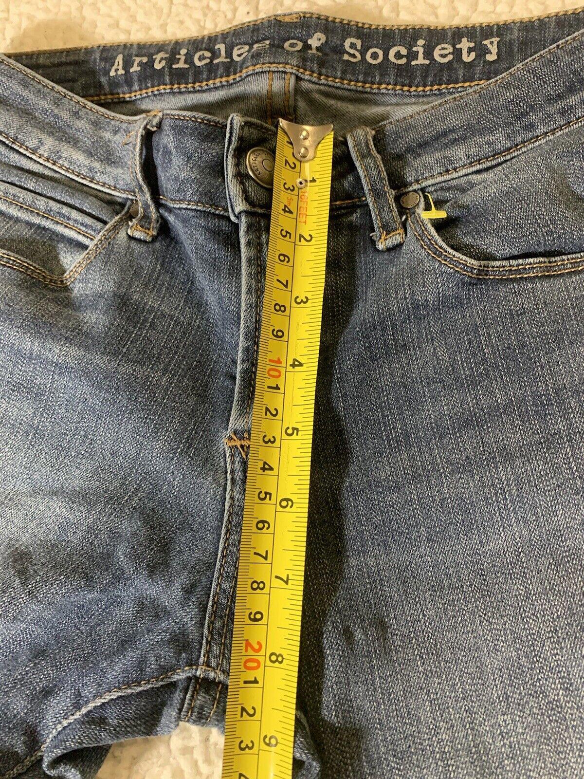 Articles of Society Women's Jeans Size 26  Blue  Dark Wash Skinny Stretch Blue