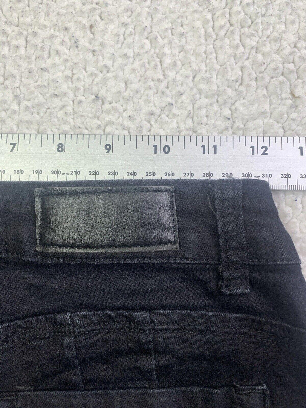 Monkey Ride Jeans Juniors Sz 3/29 Black Skinny  Distressed