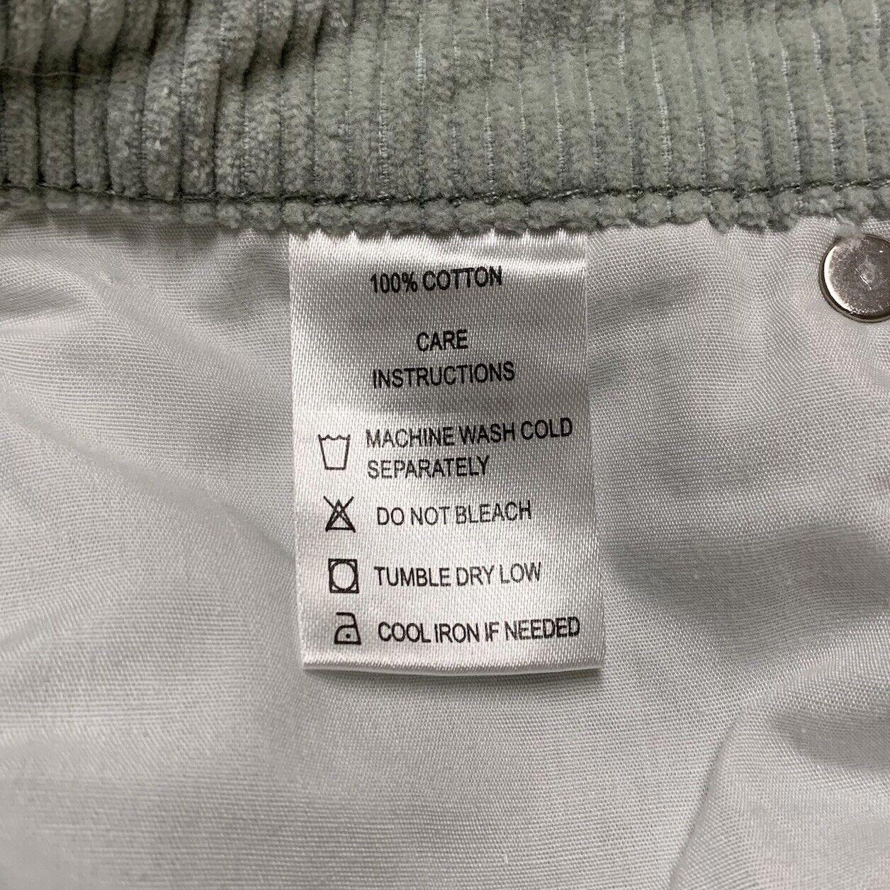 Motel Corduroy Pants Women’s XS Mint Green Wide Leg Light