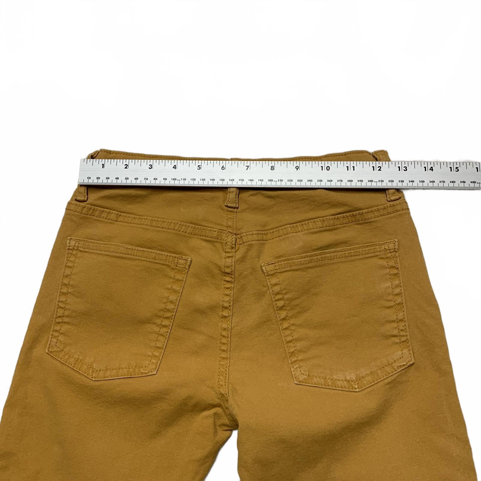 GAP Denim Boys Size 12 R Yellow Stretch Skinny Jeans 25 x 26
