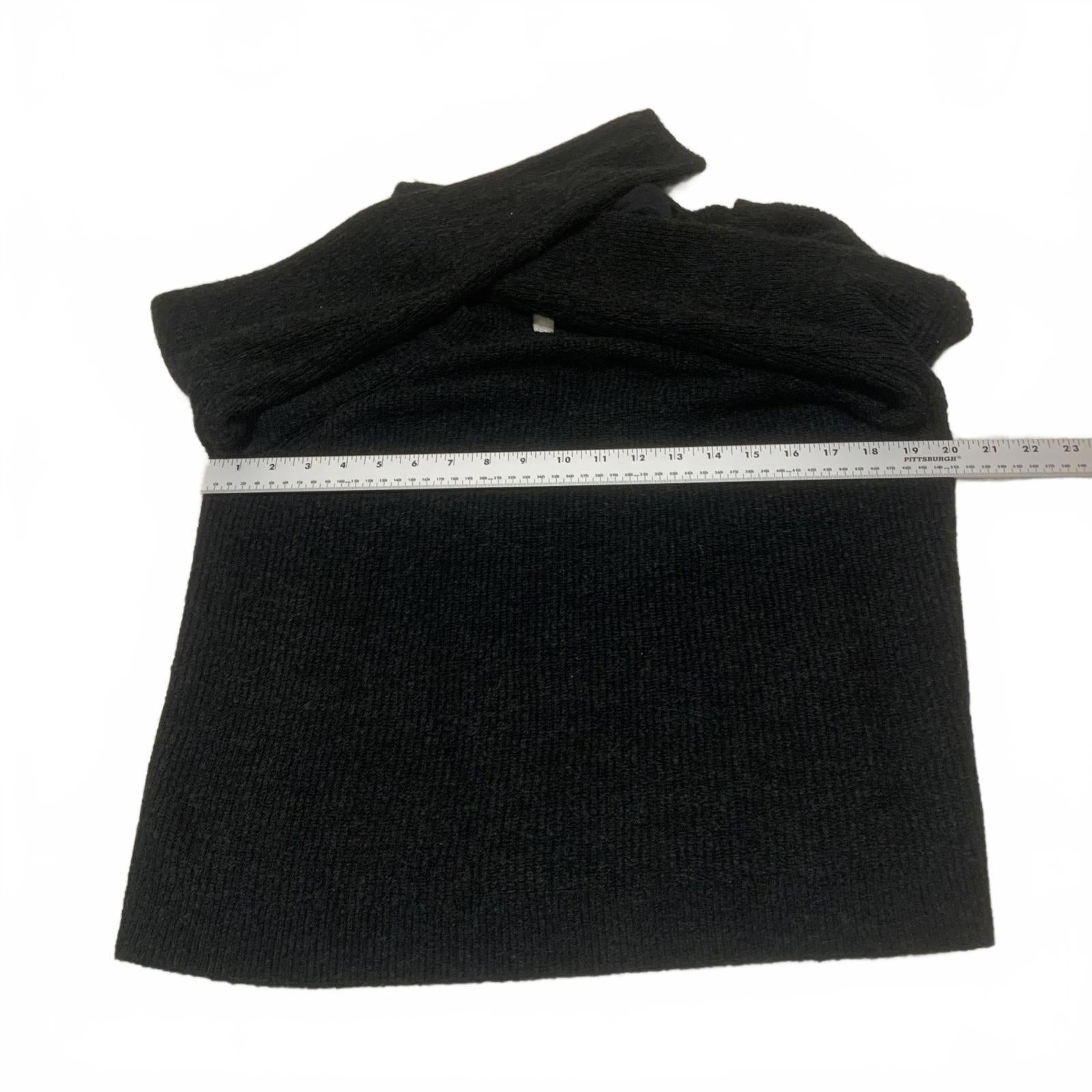 VTG Abercrombie & Fitch Women's Size M Black Long Sleeve Y2K Sweater Tie Back