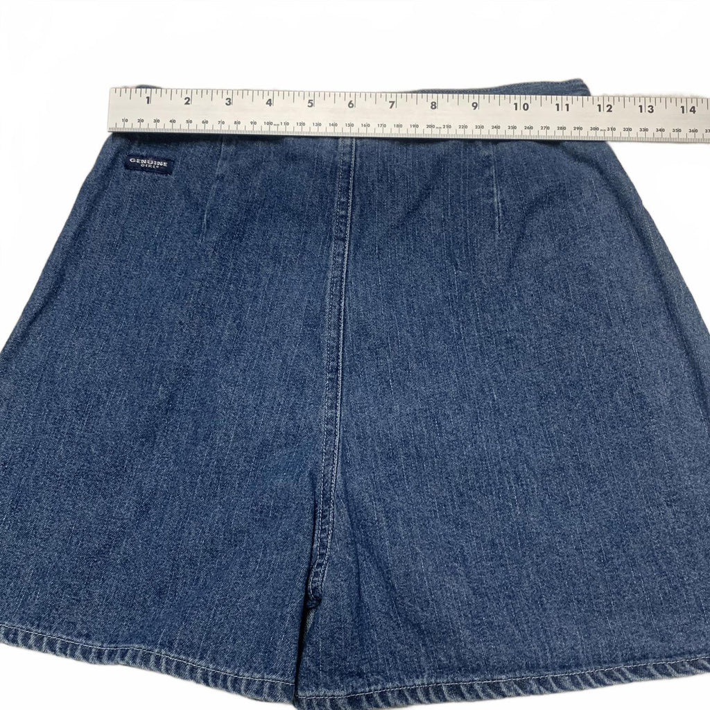 VTG OshKosh Genuine Girl Sz 14 Denim Blue  Skort Skirt Sz 14  W23.5 Cotton