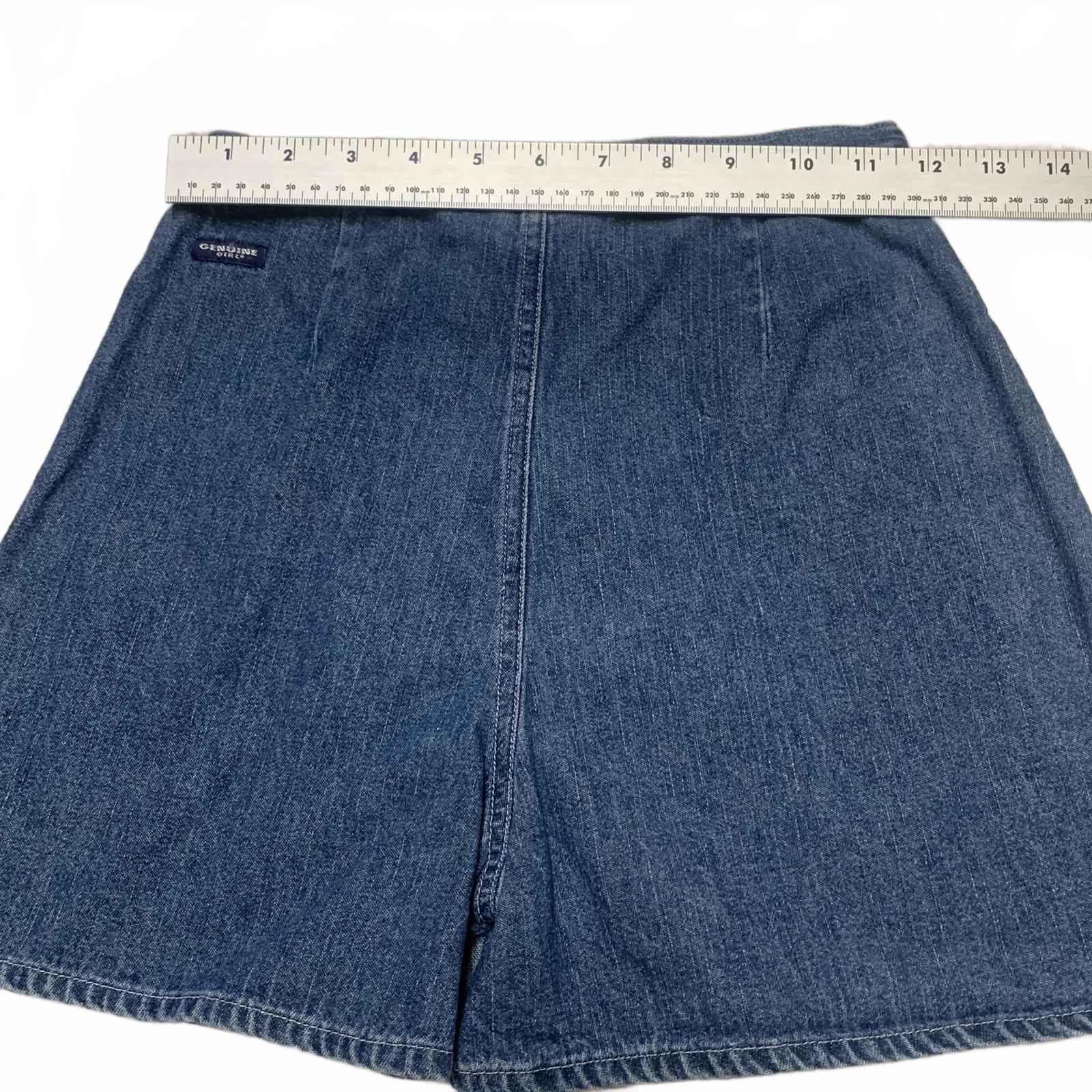VTG OshKosh Genuine Girl Sz 14 Denim Blue  Skort Skirt Sz 14  W23.5 Cotton