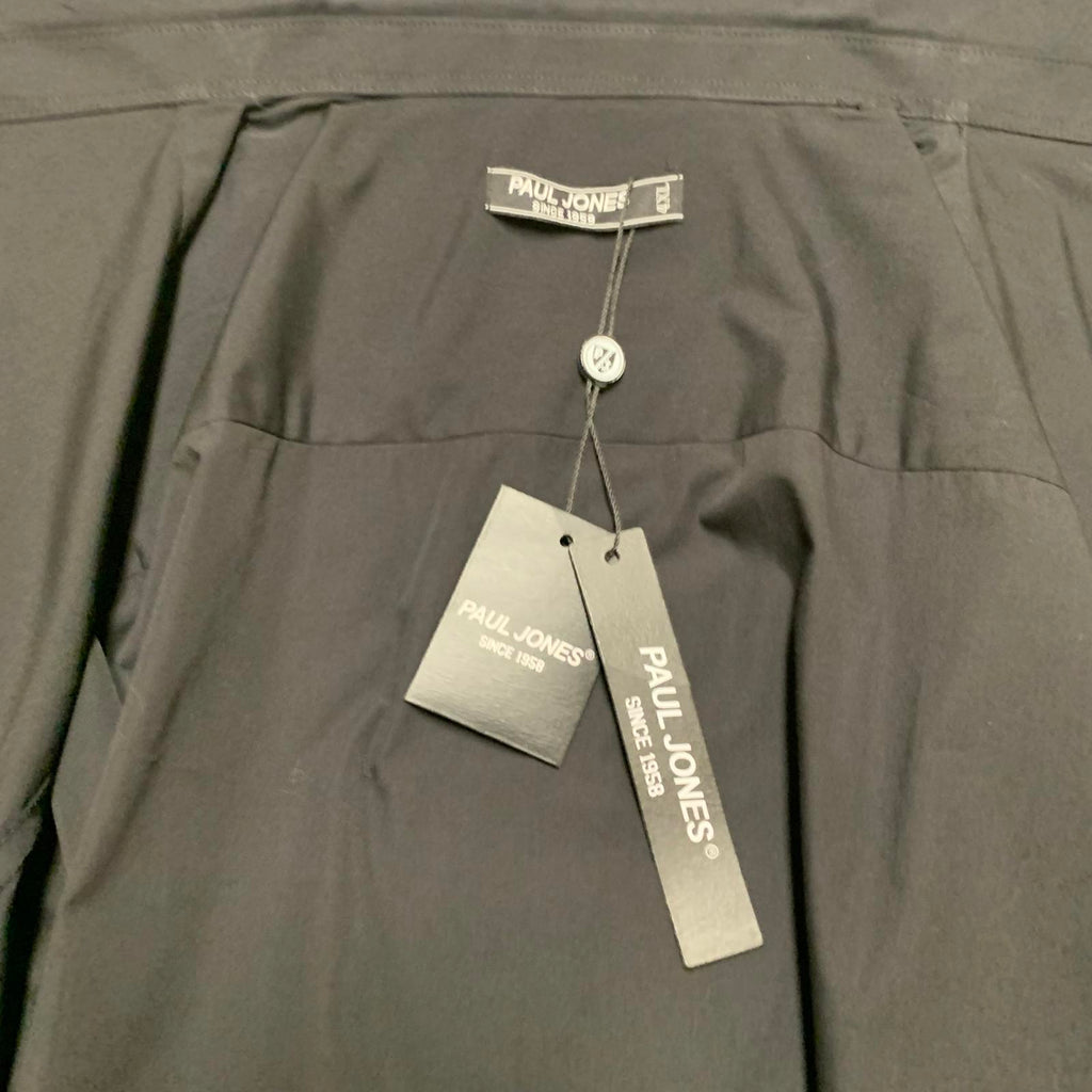 Paul Jones Men's 4XL Black Long Sleeve Button Shirt