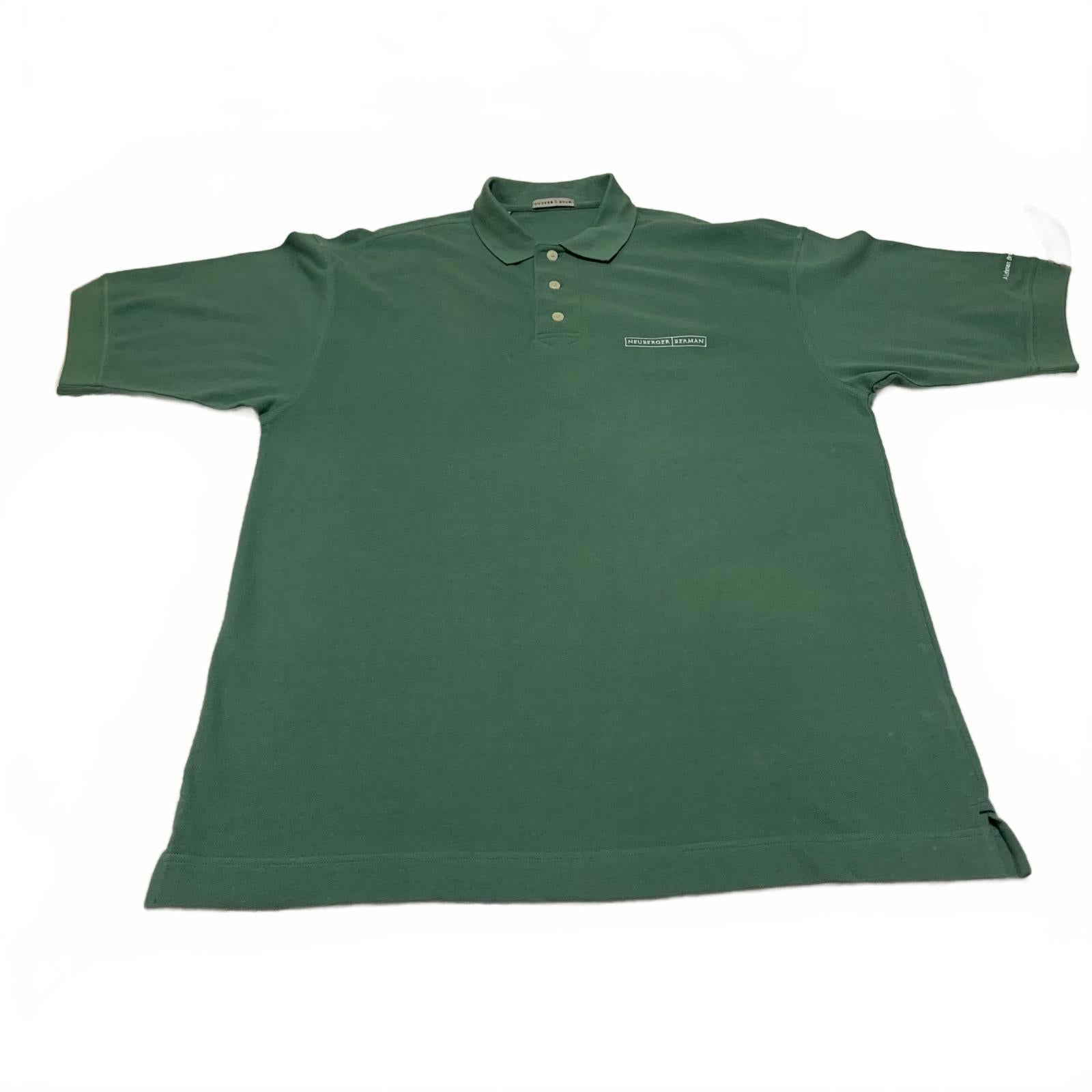 Cutter & Buck Neuberger Lehman Mens Size Large Green Polo Shirt