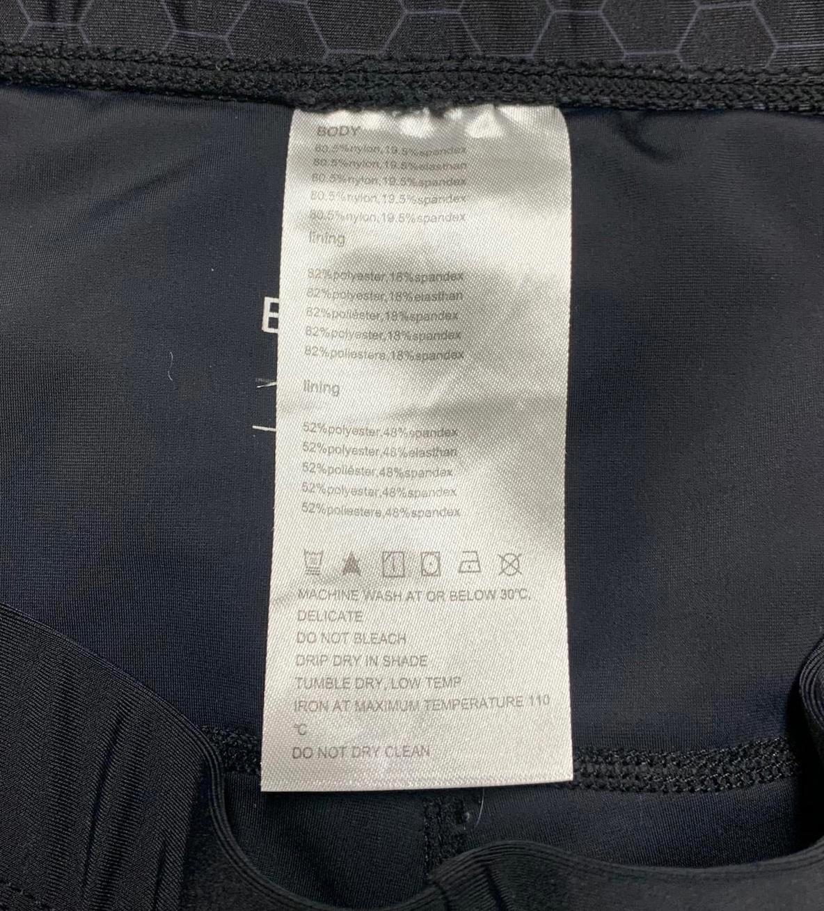 BALEAF Men's Size Large Blue Black Padded Cycling Shorts