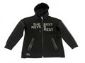 Zara Kids Collection Boys Size 9 Black Zip-Up Hoodie Sweatshirt