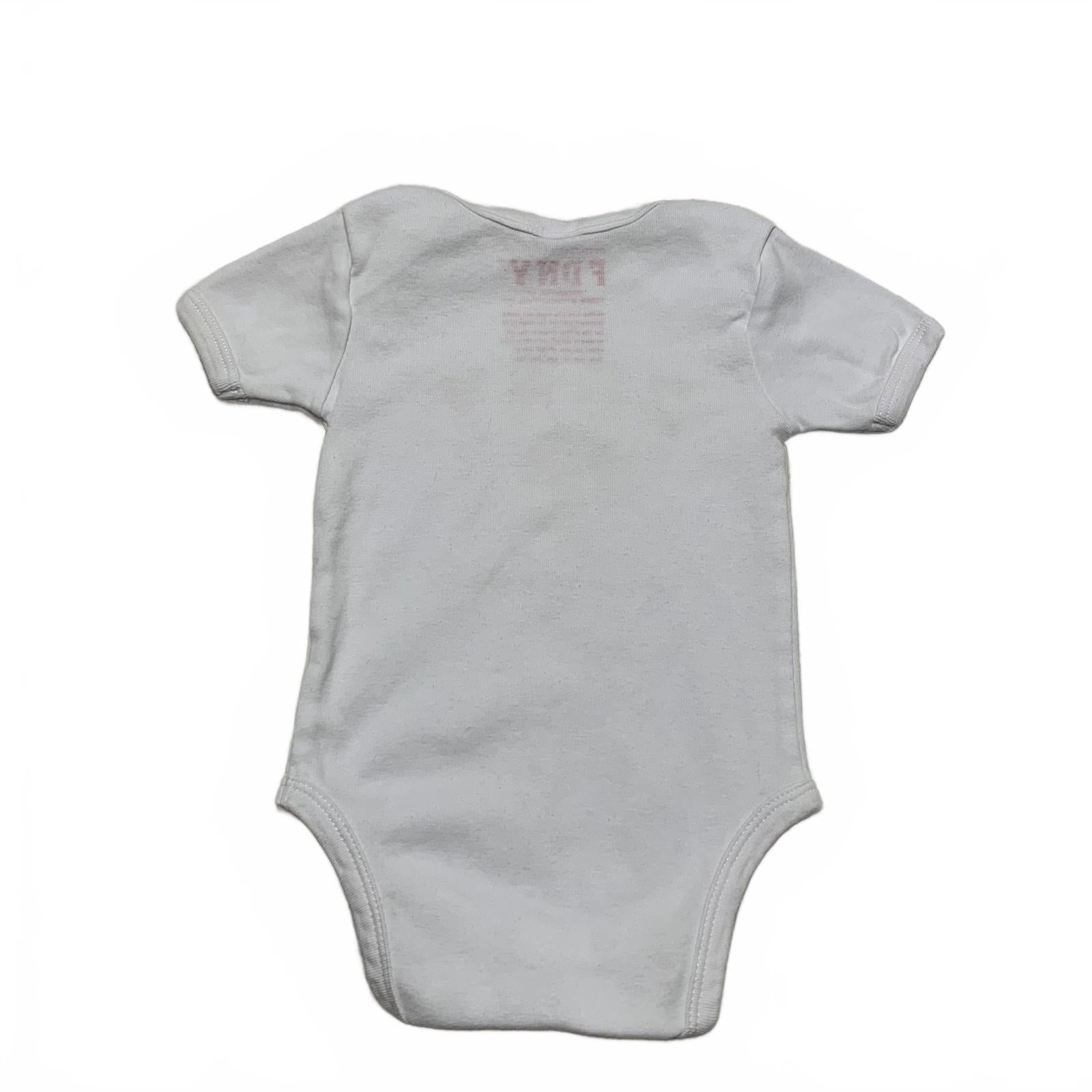 Official Licensed FDNY T- Shirt Size 6-9 Months White Red Baby