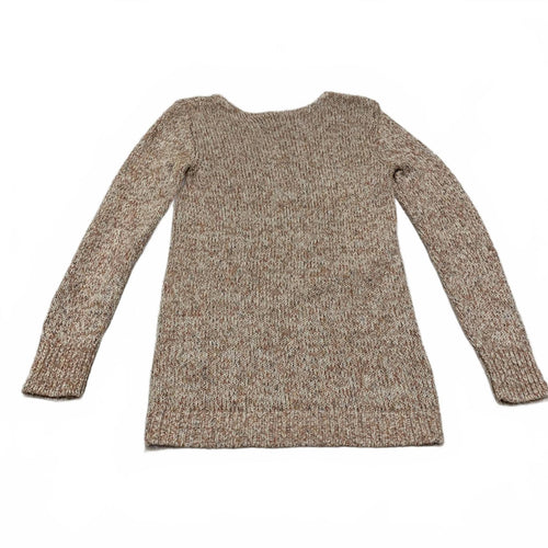 LOFT Women's Size XS Peach Knit Beige Sweater Cozy Fall Layer Long Sleeves
