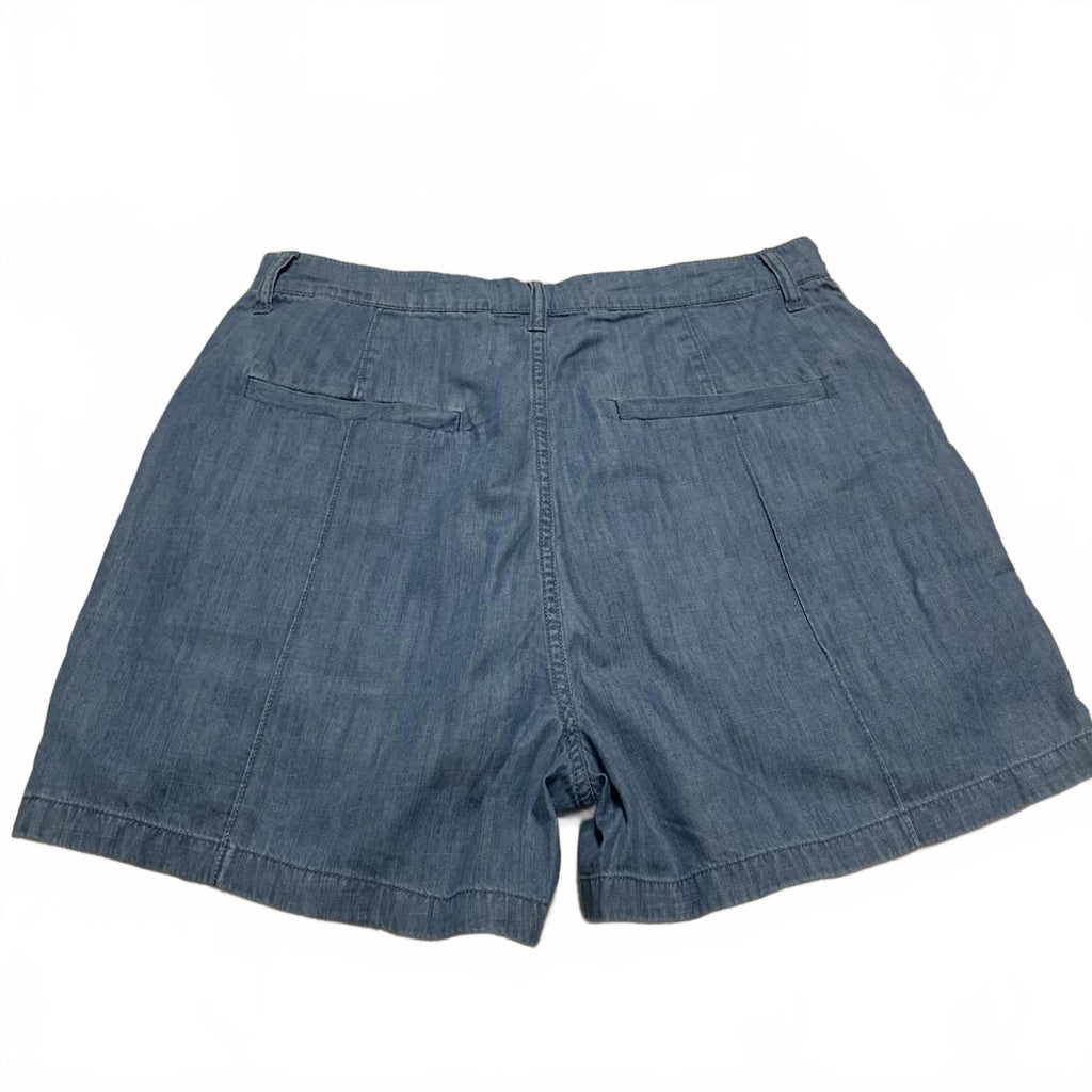 Madewell Women's Sz 28 Blue Chambray Bermuda Shorts W30