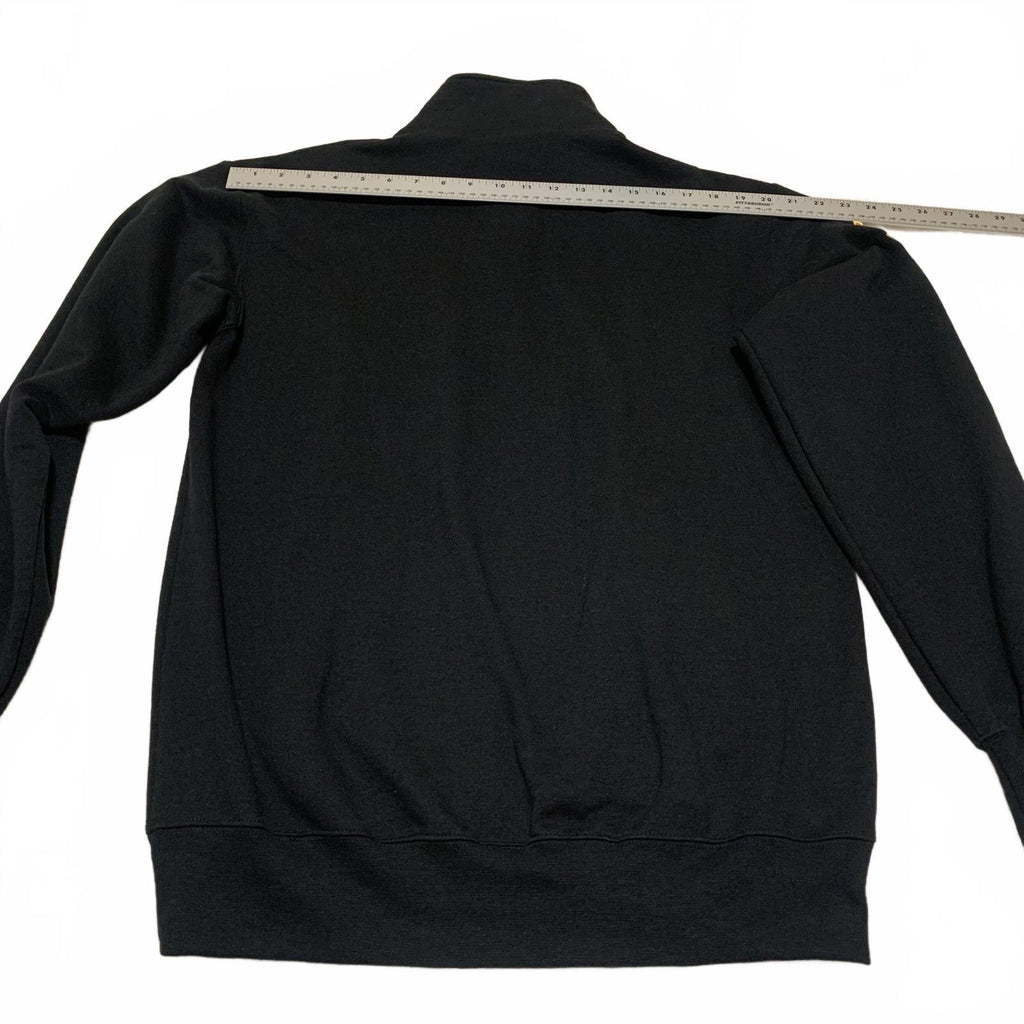 Champion Eco Authentic Men’s Team Pyramid Size L Black Quarter-Zip Sweatshirt