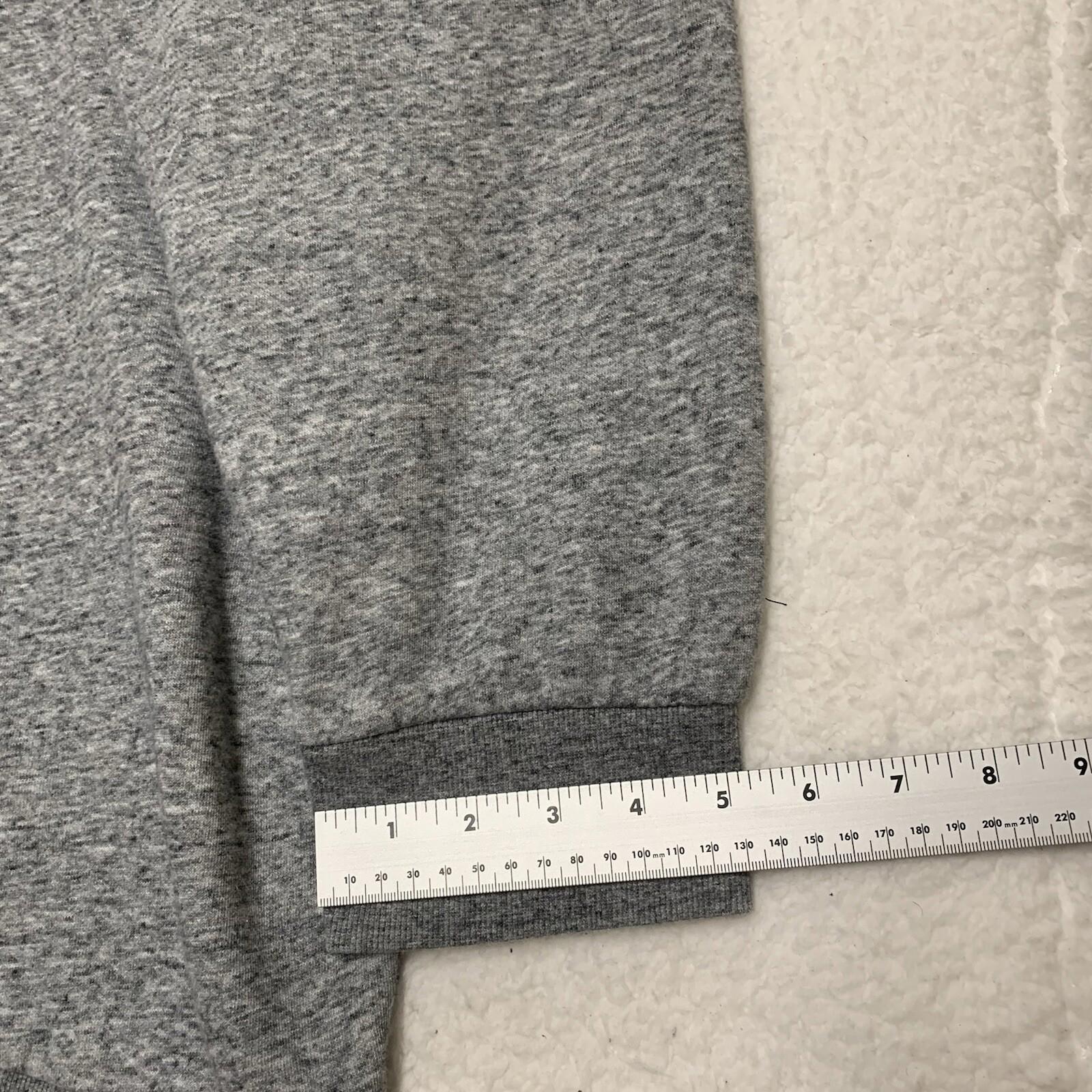 Old Navy Men's Sz XXXXL Tall Heather Gray Drawstring Hoodie Sweatshirt