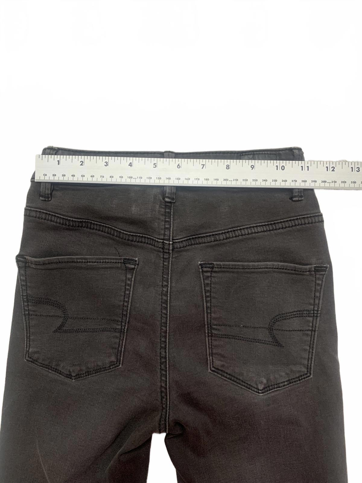 American Eagle Outfitters Women's Jeans Sz 00 Off Black Skinny Stretch  22 x 28