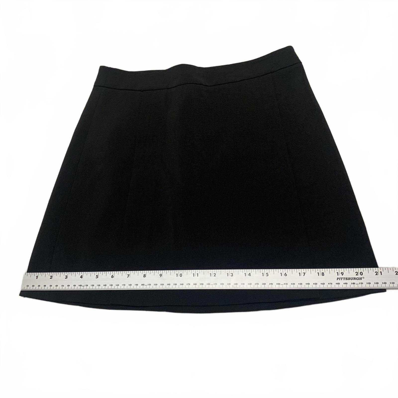 On & On Womens Size 2 Black A-Line Mini Skirt